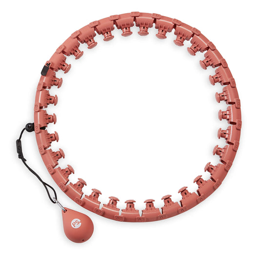 Weighted Fitness Hoop, Adjustable Diameter, One Hoop and Weight Attachment