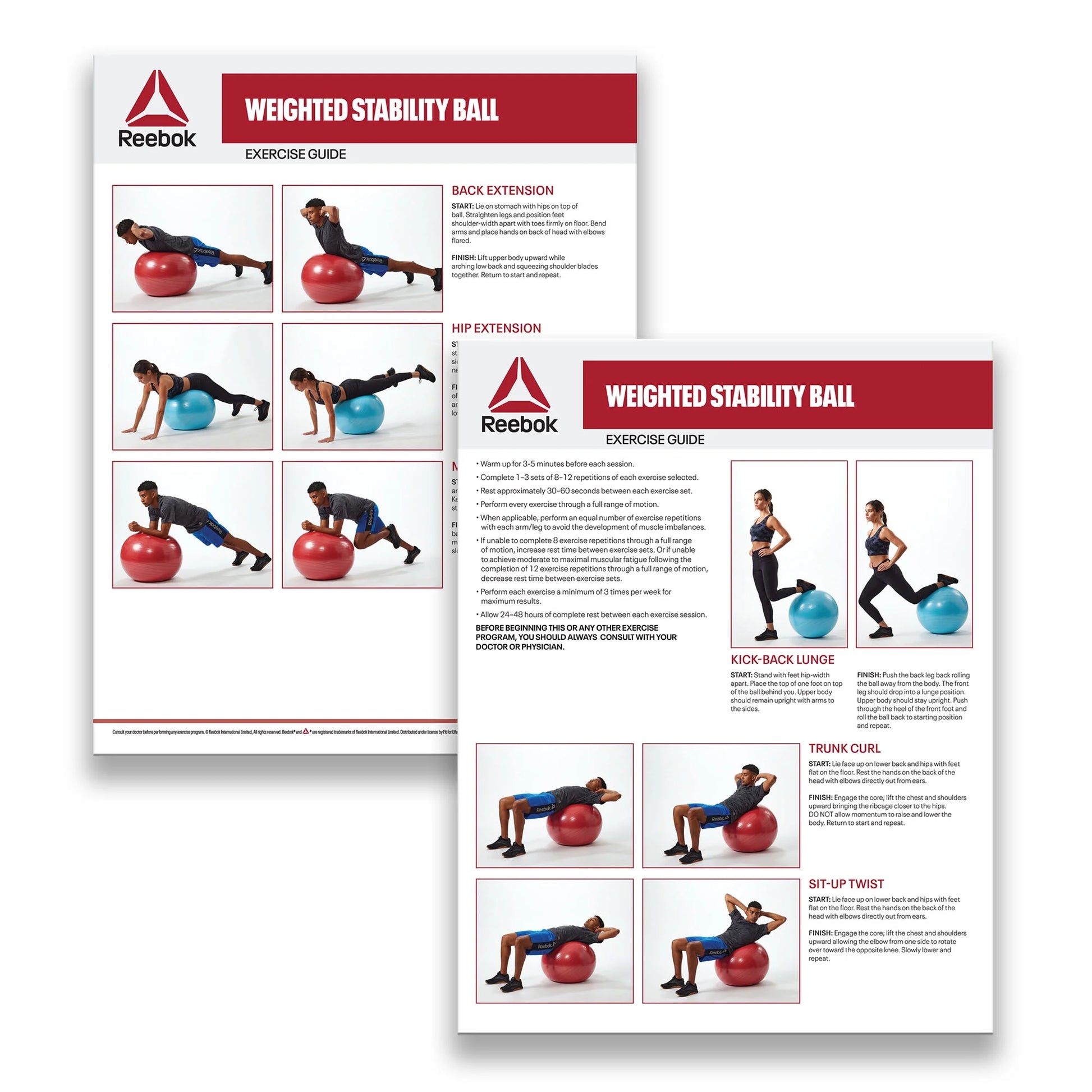 Reebok | Weighted Stability Ball