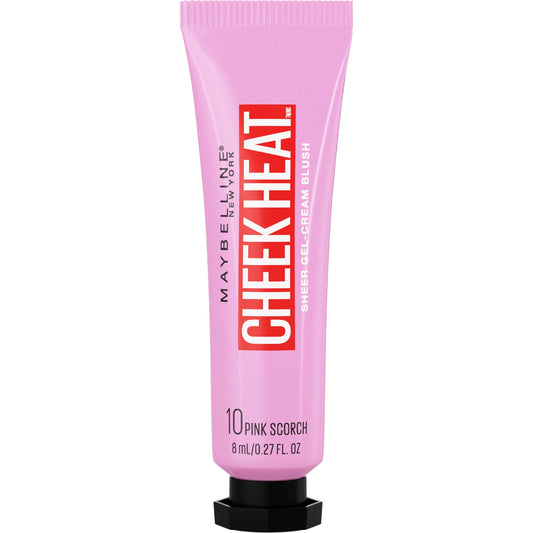 Cheek Heat Gel-Cream Blush, Face Makeup, Pink Scorch, 0.27 Fl Oz